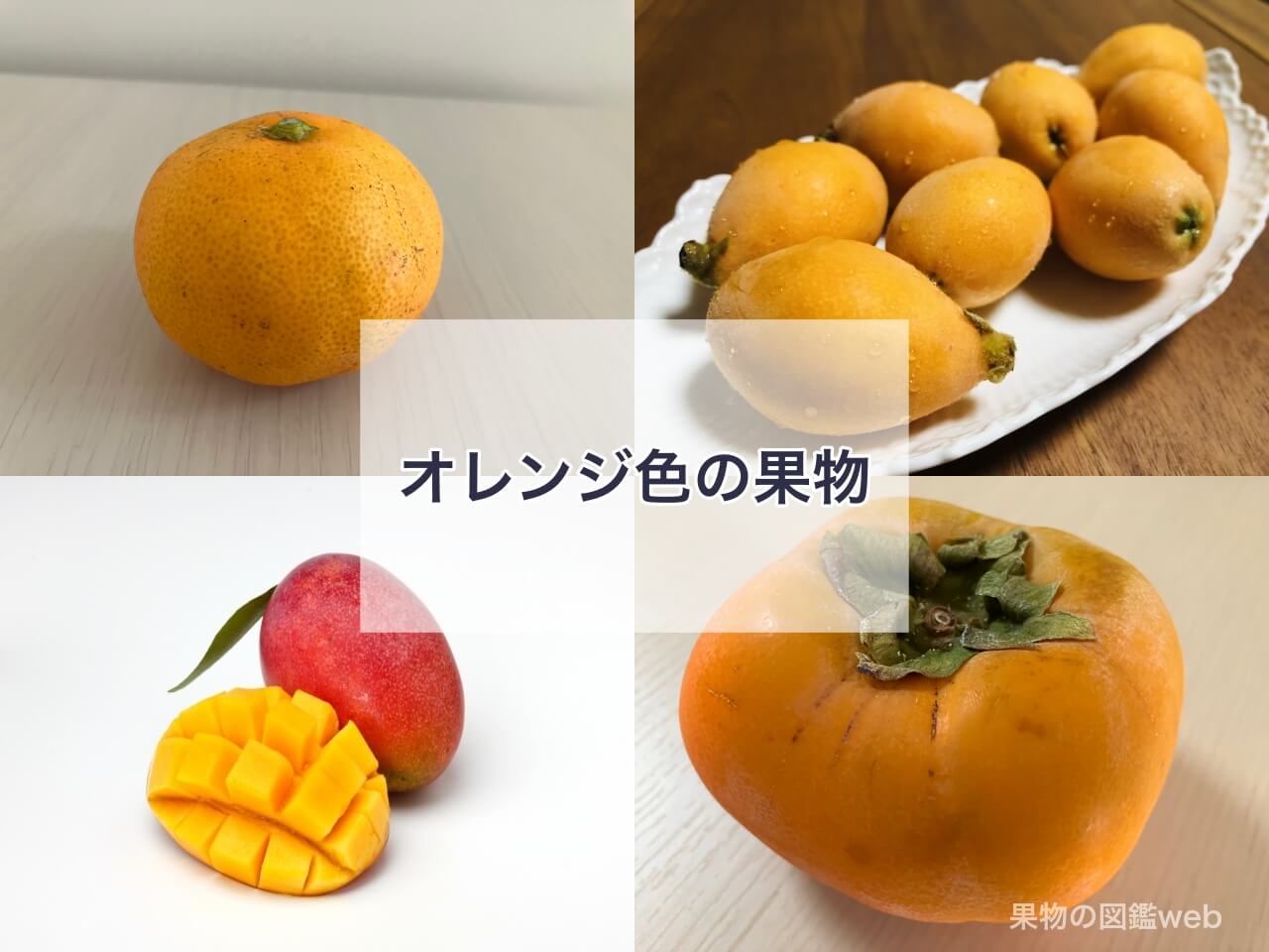 オレンジ色の果物